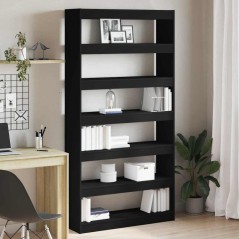 vidaXL Libreria Nera Legno ingegnerizzato 100 x 30 x 198 cm Libreria