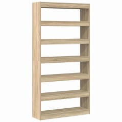 vidaXL Libreria Quercia Sonoma Legno Ingegnerizzato 100 x 30 x 198 cm
