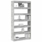 Libreria vidaXL Grigia Legno ingegnerizzato 100 x 30 x 198 cm Libreria Libreria vidaXL Grigia Legno ingegnerizzato 100 x 30 x 198 cm Libreria