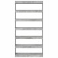 Libreria vidaXL Grigia Legno ingegnerizzato 100 x 30 x 198 cm Libreria Libreria vidaXL Grigia Legno ingegnerizzato 100 x 30 x 198 cm Libreria