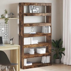 vidaXL Libreria Marrone Marrone Legno ingegnerizzato 100 x 30 x 198 cm