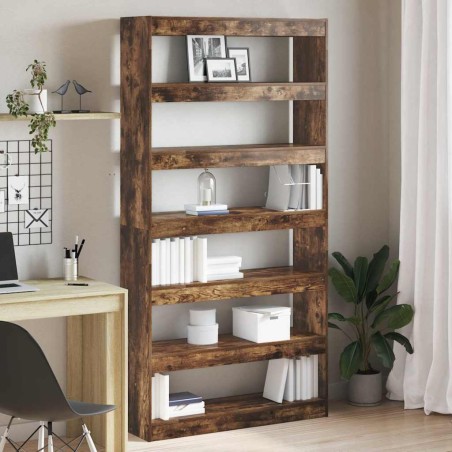 vidaXL Libreria Marrone Marrone Legno ingegnerizzato 100 x 30 x 198 cm