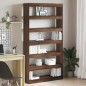 vidaXL Libreria Rovere Marrone Legno ingegnerizzato 100 x 30 x 198 cm vidaXL Libreria Rovere Marrone Legno ingegnerizzato 100 x 30 x 198 cm