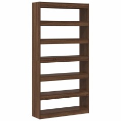 vidaXL Libreria Rovere Marrone Legno ingegnerizzato 100 x 30 x 198 cm