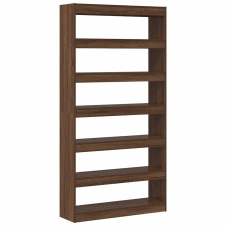 vidaXL Libreria Rovere Marrone Legno ingegnerizzato 100 x 30 x 198 cm
