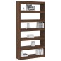 vidaXL Libreria Rovere Marrone Legno ingegnerizzato 100 x 30 x 198 cm vidaXL Libreria Rovere Marrone Legno ingegnerizzato 100 x 30 x 198 cm