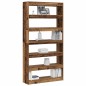 vidaXL Libreria Legno invecchiato Legno ingegnerizzato 100 x 30 x 198 cm