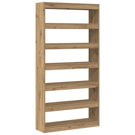 vidaXL Libreria Rovere artigianale Legno massello 100 x 30 x 198 cm