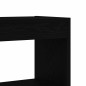 Scaffale vidaXL Rovere nero Legno ingegnerizzato 100 x 30 x 198 cm
