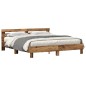vidaXL Struttura per Letto Legno Rustico Legno Massello di Recupero vidaXL Struttura per Letto Legno Rustico Legno Massello di Recupero