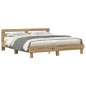 vidaXL Struttura Letto in Legno Rovere Artigianale Legno Massello di Rovere vidaXL Struttura Letto in Legno Rovere Artigianale Legno Massello di Rovere