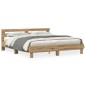 vidaXL Struttura Letto in Legno Rovere Artigianale Legno Massello di Rovere vidaXL Struttura Letto in Legno Rovere Artigianale Legno Massello di Rovere