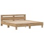 vidaXL Struttura Letto in Legno Rovere Artigianale Legno Massello di Rovere vidaXL Struttura Letto in Legno Rovere Artigianale Legno Massello di Rovere
