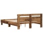 vidaXL Struttura Letto in Legno Legno Recuperato 150 x 200 cm vidaXL Struttura Letto in Legno Legno Recuperato 150 x 200 cm