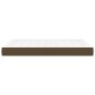 vidaXL Materasso a Molle Insacchettate Marrone Scuro 140x200x20 cm vidaXL Materasso a Molle Insacchettate Marrone Scuro 140x200x20 cm