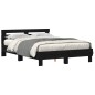 vidaXL Struttura Letto in Rovere Nero Rovere nero Legno massello di rovere vidaXL Struttura Letto in Rovere Nero Rovere nero Legno massello di rovere