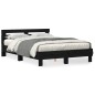 vidaXL Struttura Letto in Rovere Nero Rovere nero Legno massello di rovere vidaXL Struttura Letto in Rovere Nero Rovere nero Legno massello di rovere