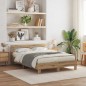 vidaXL Struttura Letto in Rovere Rovere Artigianale Legno Ingegnerizzato vidaXL Struttura Letto in Rovere Rovere Artigianale Legno Ingegnerizzato