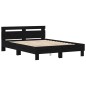 vidaXL Struttura Letto Quercia Nera Quercia Nera Legno di Quercia Solida vidaXL Struttura Letto Quercia Nera Quercia Nera Legno di Quercia Solida
