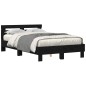 vidaXL Struttura Letto Solida Rovere Nero Legno Massello 120 x 200 cm vidaXL Struttura Letto Solida Rovere Nero Legno Massello 120 x 200 cm