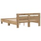 vidaXL Rete Letto in Rovere di Rovere artigianale Legno massello di rovere vidaXL Rete Letto in Rovere di Rovere artigianale Legno massello di rovere