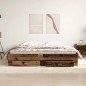 Struttura del letto vidaXL con cassetti in legno vecchio 180x200 cm in legno ingegnerizzato Struttura del letto vidaXL con cassetti in legno vecchio 180x200 cm in legno ingegnerizzato
