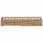 vidaXL Telaio Letto con Cassetti Rovere Artigianale Legno Ingegnerizzato vidaXL Telaio Letto con Cassetti Rovere Artigianale Legno Ingegnerizzato