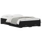 vidaXL Struttura Letto con Cassetti in Rovere Nero 120x200 cm Legno Ingegnerizzato