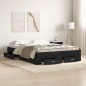 vidaXL Struttura letto con cassetti Rovere nero Legno ingegnerizzato vidaXL Struttura letto con cassetti Rovere nero Legno ingegnerizzato