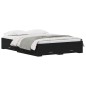 vidaXL Struttura letto con cassetti Rovere nero Legno ingegnerizzato vidaXL Struttura letto con cassetti Rovere nero Legno ingegnerizzato