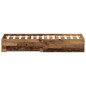 vidaXL Struttura Letto con Cassetti Legno Invecchiato 135x190 cm Legno Ingegnerizzato vidaXL Struttura Letto con Cassetti Legno Invecchiato 135x190 cm Legno Ingegnerizzato