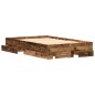 vidaXL Struttura del Letto con Cassetti Legno Vecchio 120x190 cm Legno Ingegnerizzato