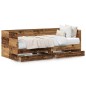 vidaXL Letto a scomparsa Legno invecchiato Legno ingegnerizzato