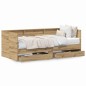 vidaXL Daybed in Rovere Artigianale Rovere artigianale Legno ingegnerizzato vidaXL Daybed in Rovere Artigianale Rovere artigianale Legno ingegnerizzato