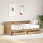 vidaXL Daybed in Rovere Artigianale Rovere artigianale Legno ingegnerizzato vidaXL Daybed in Rovere Artigianale Rovere artigianale Legno ingegnerizzato