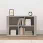 Credenza Grigio Cemento 80x30x54 cm in Legno Multistrato Credenza Grigio Cemento 80x30x54 cm in Legno Multistrato