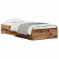 vidaXL Struttura Letto Legno Vecchio 90x200 cm Legno Ingegnerizzato vidaXL Struttura Letto Legno Vecchio 90x200 cm Legno Ingegnerizzato