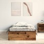 vidaXL Struttura Letto Legno Vecchio 90x200 cm Legno Ingegnerizzato vidaXL Struttura Letto Legno Vecchio 90x200 cm Legno Ingegnerizzato