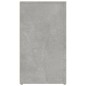Credenza Grigio Cemento 80x30x54 cm in Legno Multistrato Credenza Grigio Cemento 80x30x54 cm in Legno Multistrato