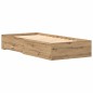 Struttura Letto vidaXL Artisan Rovere 90x190 cm Legno Ingegnerizzato Struttura Letto vidaXL Artisan Rovere 90x190 cm Legno Ingegnerizzato