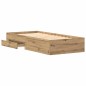 Struttura Letto vidaXL Artisan Rovere 90x190 cm Legno Ingegnerizzato Struttura Letto vidaXL Artisan Rovere 90x190 cm Legno Ingegnerizzato