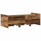 vidaXL Letto a Giorno Rustico Legno Antico Legno ingegnerizzato