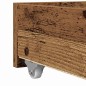 vidaXL Letto a Giorno Rustico Legno Antico Legno ingegnerizzato