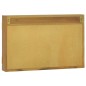 Mobile a Specchio 60x10x40 cm in Legno Massello di Teak Mobile a Specchio 60x10x40 cm in Legno Massello di Teak