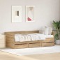 vidaXL Daybed Rovere Artigianale Legno Ingegnerizzato 90 x 190 cm vidaXL Daybed Rovere Artigianale Legno Ingegnerizzato 90 x 190 cm