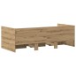 vidaXL Daybed Rovere Artigianale Legno Ingegnerizzato 90 x 190 cm vidaXL Daybed Rovere Artigianale Legno Ingegnerizzato 90 x 190 cm