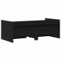 vidaXL Daybed in Rovere Nero con Cassetti Rovere Nero Legno ingegnerizzato