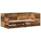 vidaXL Letto a Giorno con Cassetto Legno Vecchio Legno Ingegnerizzato vidaXL Letto a Giorno con Cassetto Legno Vecchio Legno Ingegnerizzato