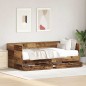 vidaXL Letto a Giorno con Cassetto Legno Vecchio Legno Ingegnerizzato vidaXL Letto a Giorno con Cassetto Legno Vecchio Legno Ingegnerizzato
