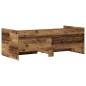 vidaXL Letto a Giorno con Cassetto Legno Vecchio Legno Ingegnerizzato vidaXL Letto a Giorno con Cassetto Legno Vecchio Legno Ingegnerizzato